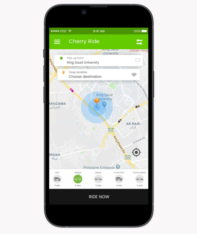 Cherry Ride - Mobile App Development